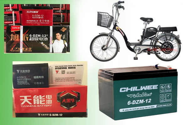 thay ắc quy xe đạp điện 133s