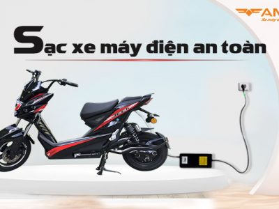 sạc xe máy điện an toàn