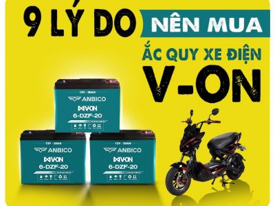 lý do nên mua ắc quy xe điện v-on
