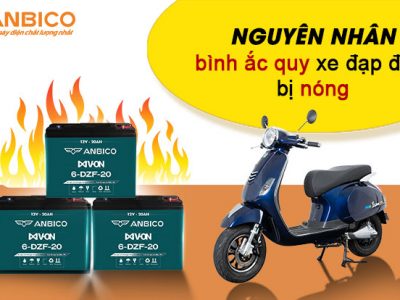 nguyên nhân ắc quy xe đạp điện bị nóng