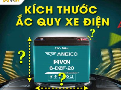 Kích thước ắc quy xe đạp điện bao nhiêu?