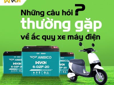câu hỏi thường gặp về ắc quy xe máy điện