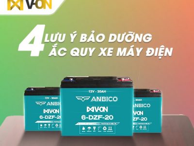 4 lưu ý bảo dưỡng ắc quy xe máy điện