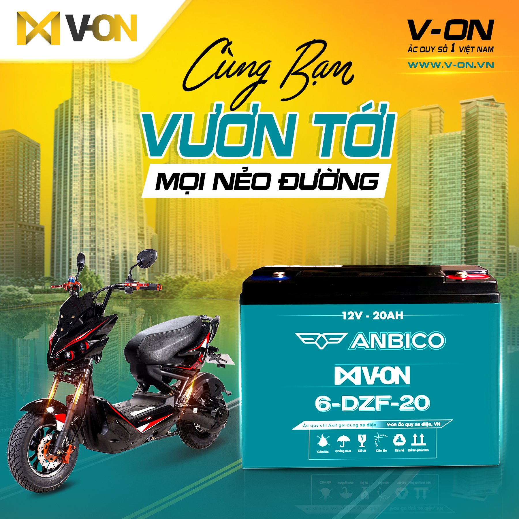 kinh nghiệm chọn mua ắc quy xe điện