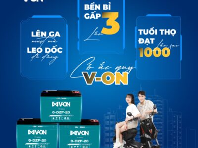 tuổi thọ ắc quy xe máy điện là bao lâu