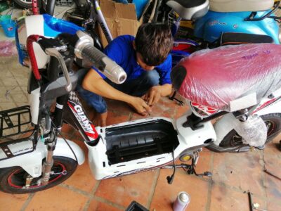Cách khắc phục xe đạp điện bị chập điện